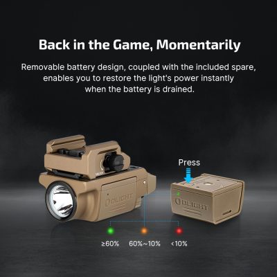 OLIGHT Pistol Flashlight Valkyrie PL-Mini 3 600 lm - Tan OD-A-OLIGHT004-TAN asgbox.pl OLIGHT Pistol Flashlight Valkyrie PL-Mini 3 600 lm - Tan OD-A-OLIGHT004-TAN asgbox.pl