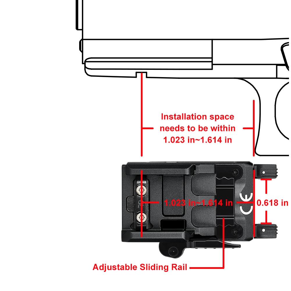 OLIGHT Pistol Flashlight Valkyrie PL-Mini 2 600 lm - Tan OD-A-OLIGHT015-TAN asgbox.pl OLIGHT Pistol Flashlight Valkyrie PL-Mini 2 600 lm - Tan - obrazek 7