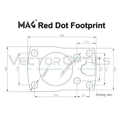 VO MAG Red Dot Sight Polymer Co-Witness Mount - Black OD-A-SCFRM-11 asgbox.pl VO MAG Red Dot Sight Polymer Co-Witness Mount - Black OD-A-SCFRM-11 asgbox.pl