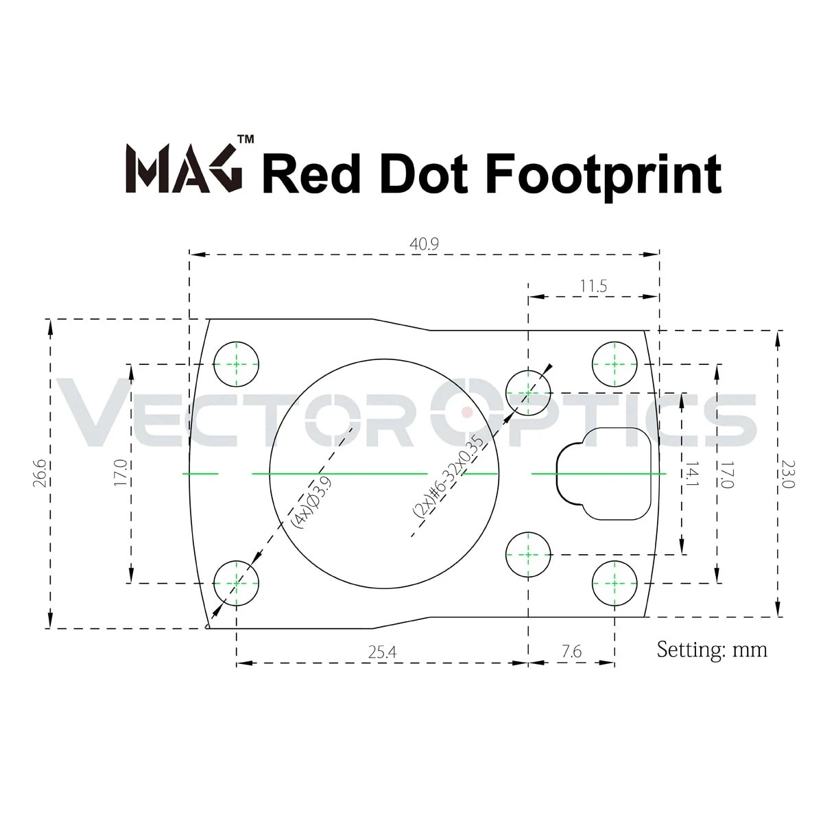 VO MAG Red Dot Sight Polymer Co-Witness Mount - Black OD-A-SCFRM-11 asgbox.pl VO MAG Red Dot Sight Polymer Co-Witness Mount - Black - obrazek 14