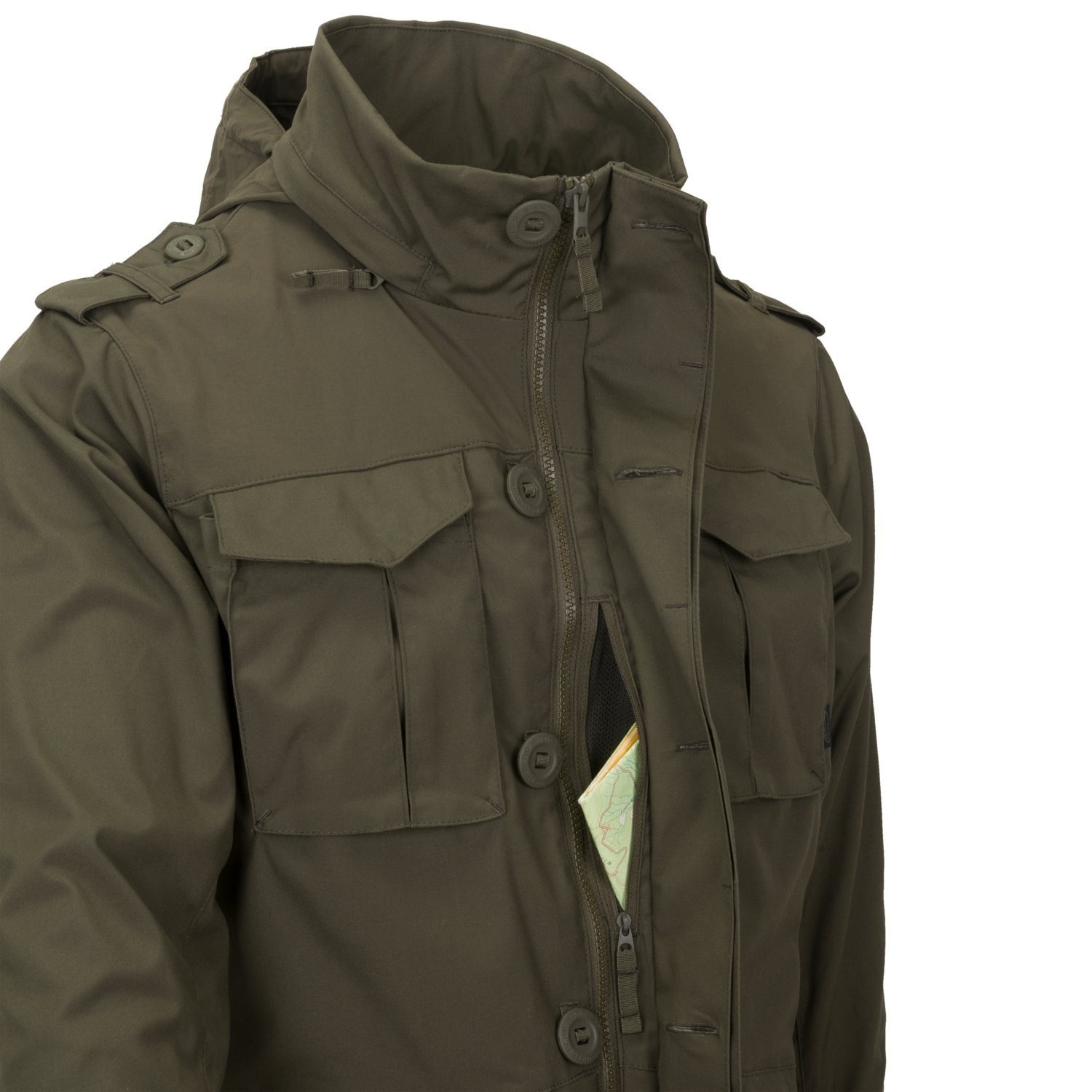 HELIKON COVERT M-65 Jacket(R) - Taiga Green OD-A-KU-C65-DC-09-B02 asgbox.pl HELIKON COVERT M-65 Jacket(R) - Taiga Green - obrazek 12