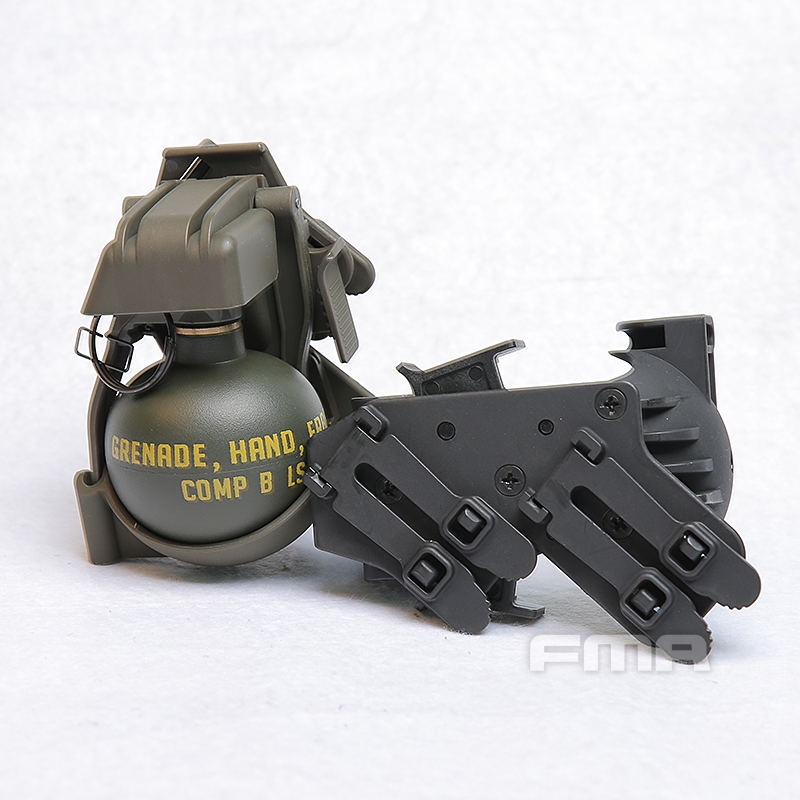 FMA Frag Grenade Tac MOLLE Holster M67 - Black OD-A-TB1332-BK asgbox.pl FMA Frag Grenade Tac MOLLE Holster M67 - Black - obrazek 6