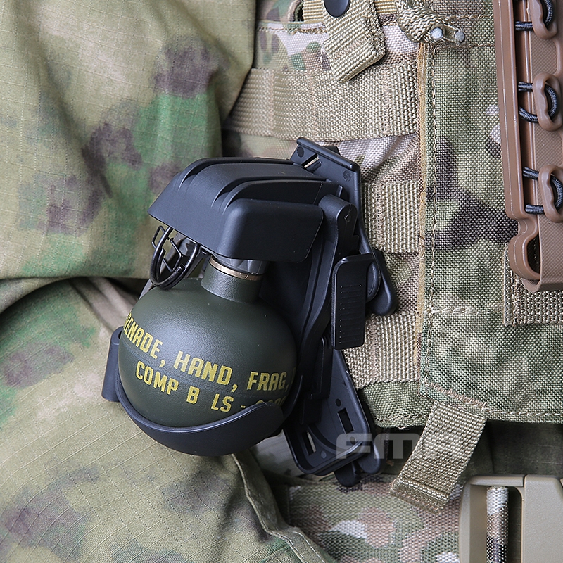 FMA Frag Grenade Tac MOLLE Holster M67 - Black OD-A-TB1332-BK asgbox.pl FMA Frag Grenade Tac MOLLE Holster M67 - Black - obrazek 7