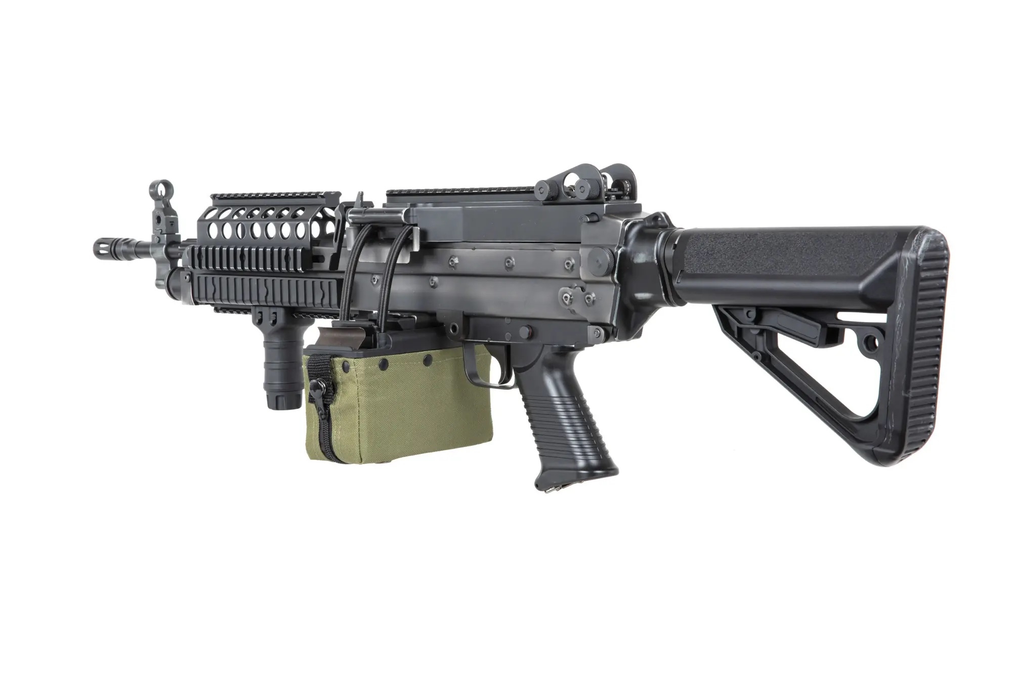 A a K T8 SP Systems MK46 MOD 0 LMG - Black (Battleworn) OD-A-AK00079-BATBK asgbox.pl A a K T8 SP Systems MK46 MOD 0 LMG - Black (Battleworn) - obrazek 6