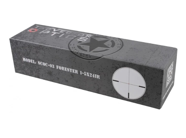 LPVO Riflescope FORESTER 1-5x24 SFP Gen1 - Black OD-A-SCOC-03 asgbox.pl LPVO Riflescope FORESTER 1-5x24 SFP Gen1 - Black - obrazek 7