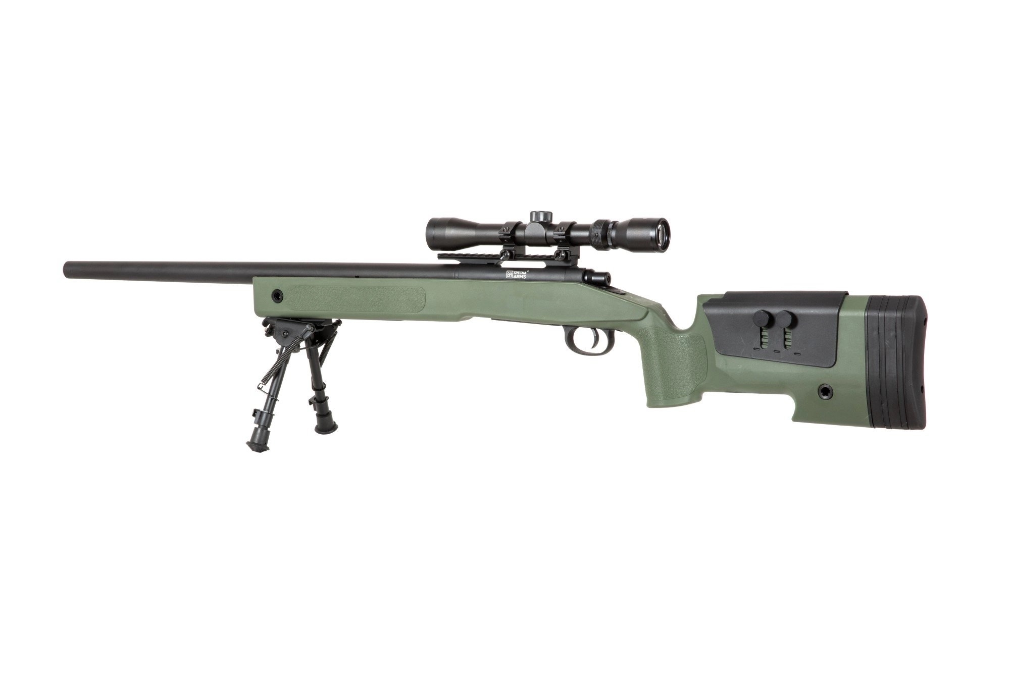SA M40A3 (SA-S02 CORE(TM)) Sniper Rifle with Accessories - Green OD-A-SPARMS162-OD asgbox.pl SA M40A3 (SA-S02 CORE(TM)) Sniper Rifle with Accessories - Green - obrazek 6