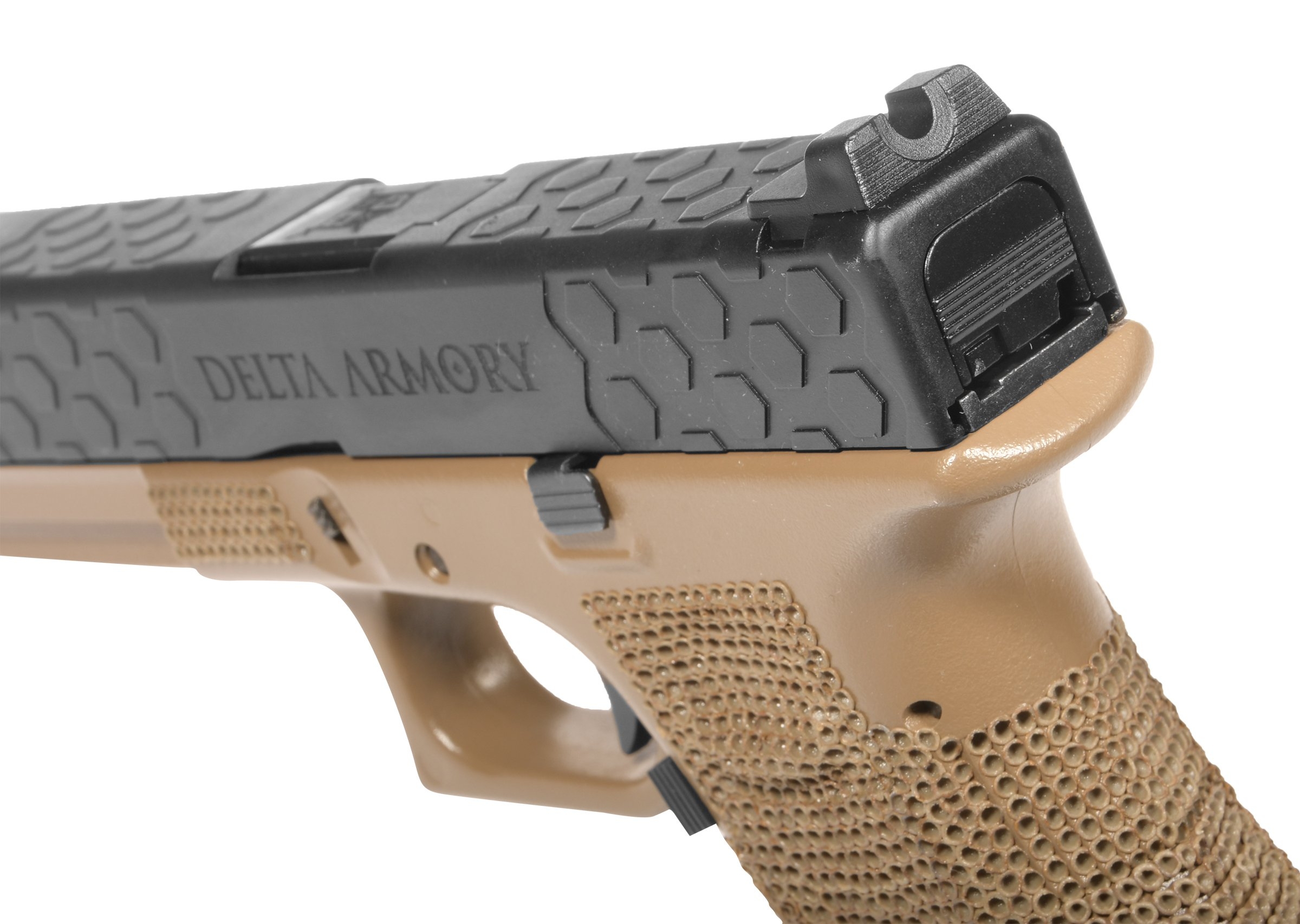 Delta Armory GBB P03 G-series Pistol - Tan OD-A-DA028-TAN asgbox.pl Delta Armory GBB P03 G-series Pistol - Tan - obrazek 9