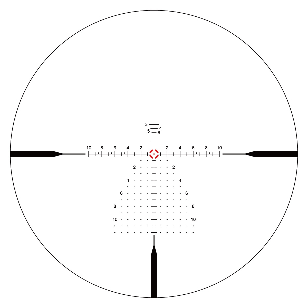 VO CONTINENTAL X10 1-10x28 ED RAR-C LPVO Riflescope - Black OD-A-SCFF-62 asgbox.pl VO CONTINENTAL X10 1-10x28 ED RAR-C LPVO Riflescope - Black - obrazek 10