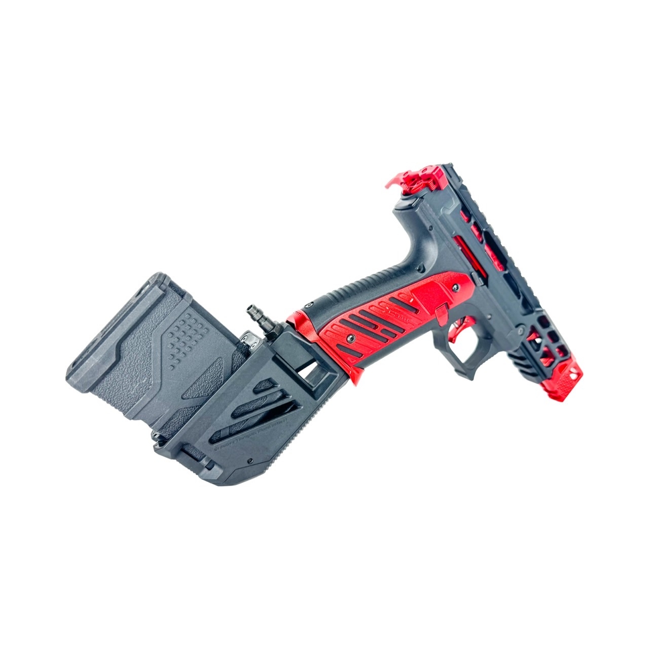 CTM AAP-01 / G-Series HPA M4 AEG Magazine 90° Angled Adapter - Red / Black OD-A-CTM0081-RDBK asgbox.pl CTM AAP-01 / G-Series HPA M4 AEG Magazine 90° Angled Adapter - Red / Black - obrazek 7