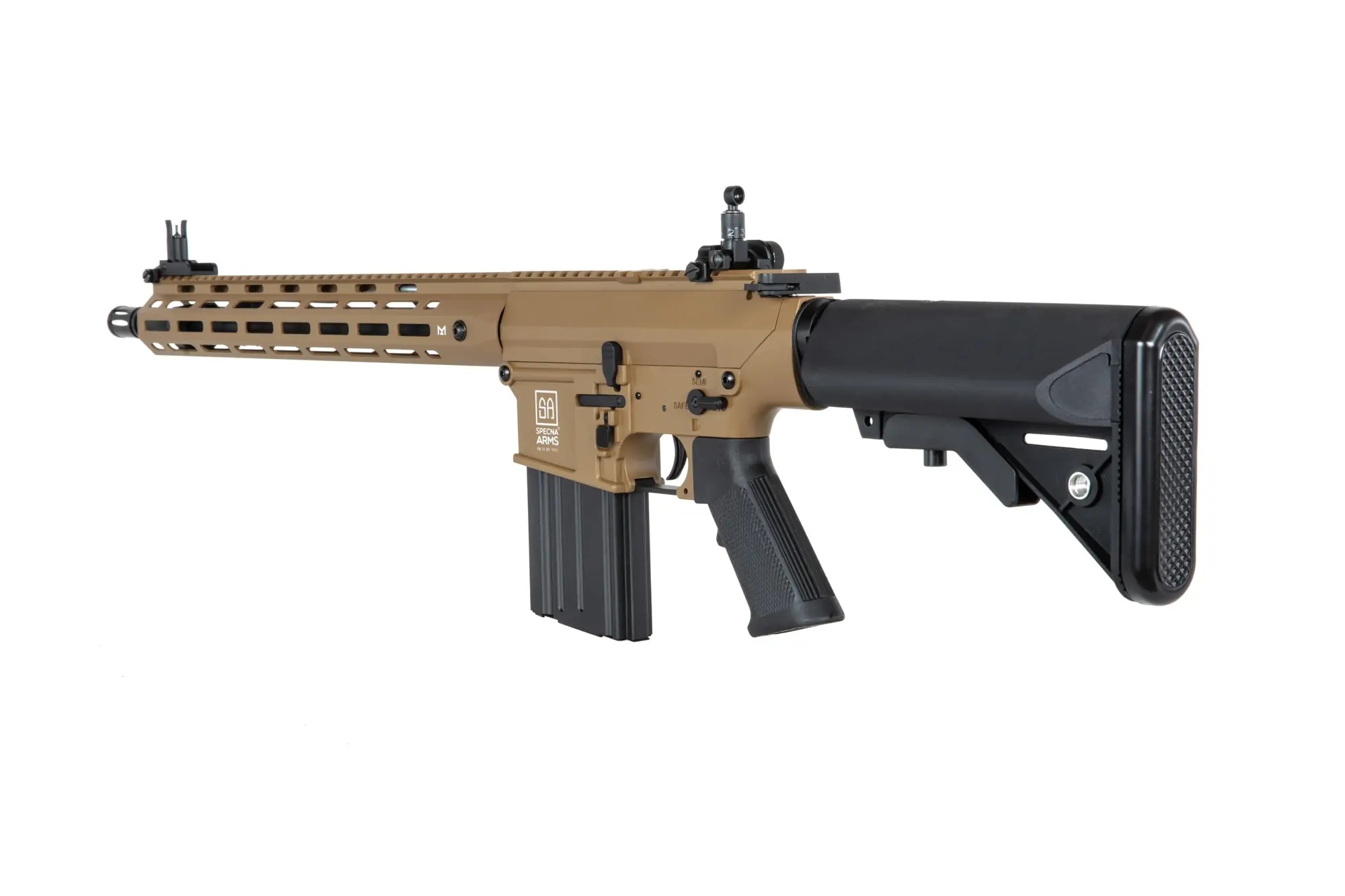 SA SR25 M-LOK (SA-E35 Edge(TM) Kestrel(TM) ETU) - Black / Tan OD-A-SPARMS292-TAN asgbox.pl SA SR25 M-LOK (SA-E35 Edge(TM) Kestrel(TM) ETU) - Black / Tan - obrazek 6