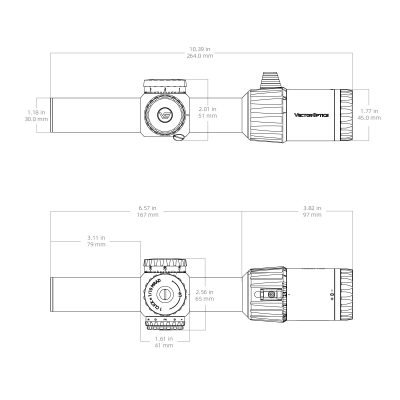 VO TAURON 1-6x24 GEN II SFP LPVO Rifle Scope - Black OD-A-SCOC-49 asgbox.pl VO TAURON 1-6x24 GEN II SFP LPVO Rifle Scope - Black OD-A-SCOC-49 asgbox.pl