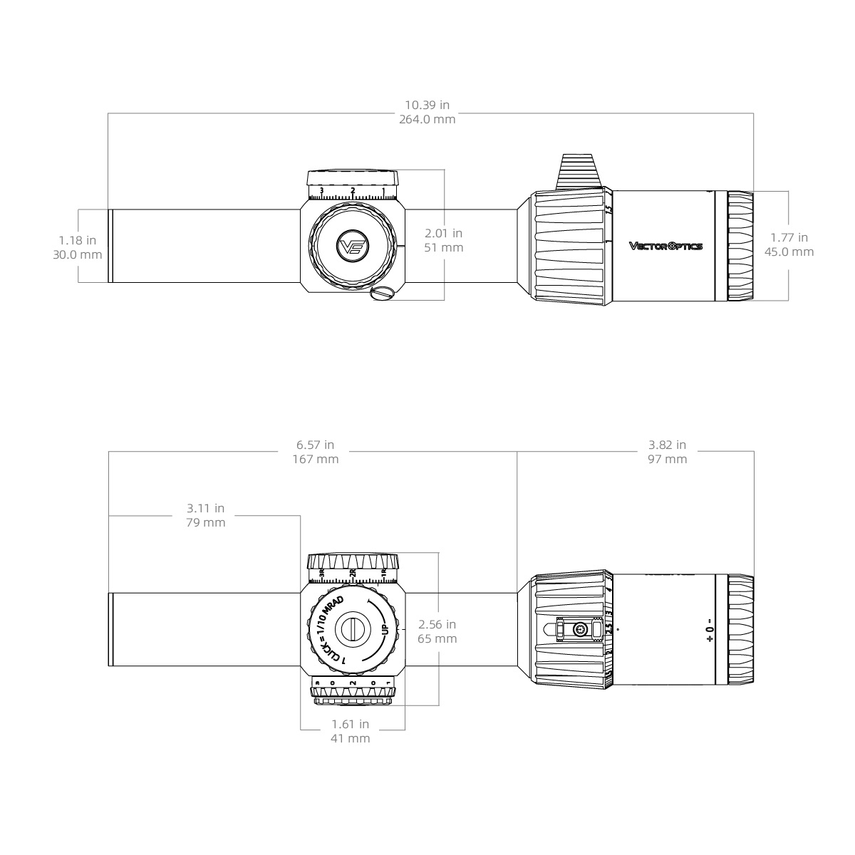 VO TAURON 1-6x24 GEN II SFP LPVO Rifle Scope - Black OD-A-SCOC-49 asgbox.pl VO TAURON 1-6x24 GEN II SFP LPVO Rifle Scope - Black - obrazek 13