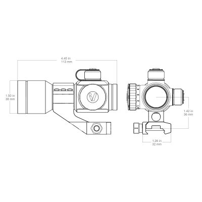 VictOptics T4 1x28 Red Dot Sight - Black OD-A-RDSL29 asgbox.pl VictOptics T4 1x28 Red Dot Sight - Black OD-A-RDSL29 asgbox.pl