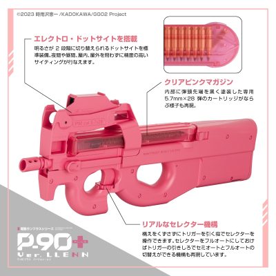 TM P90 Plus plus AEG LLENN, Gun Gale II Limited Edition - Pink OD-A-EM00111 asgbox.pl TM P90 Plus plus AEG LLENN, Gun Gale II Limited Edition - Pink OD-A-EM00111 asgbox.pl