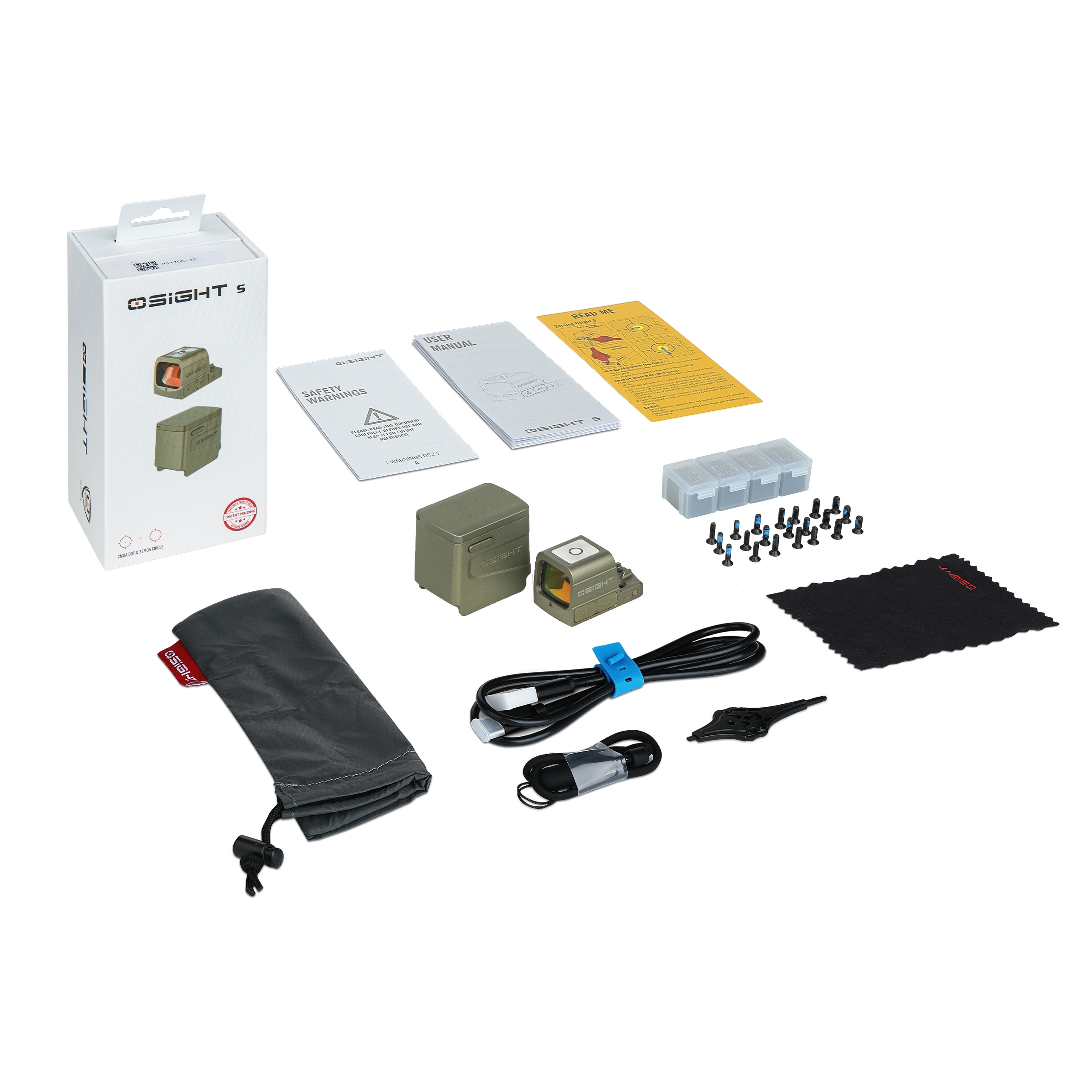 OLIGHT Osight S Red Dot Sight - Green OD-A-OLIGHT032 asgbox.pl OLIGHT Osight S Red Dot Sight - Green - obrazek 14