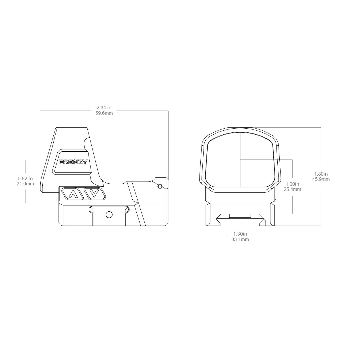 VO FRENZY 1x26x32 RTS Red Dot Sight - Black OD-A-SCRD-79 asgbox.pl VO FRENZY 1x26x32 RTS Red Dot Sight - Black - obrazek 12