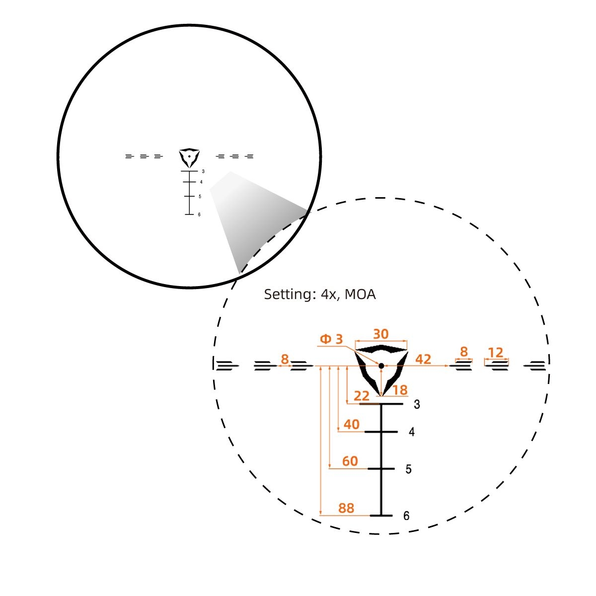 Victoptics C1 4x32 Prism Scope - Black OD-A-OPSL40 asgbox.pl Victoptics C1 4x32 Prism Scope - Black - obrazek 11