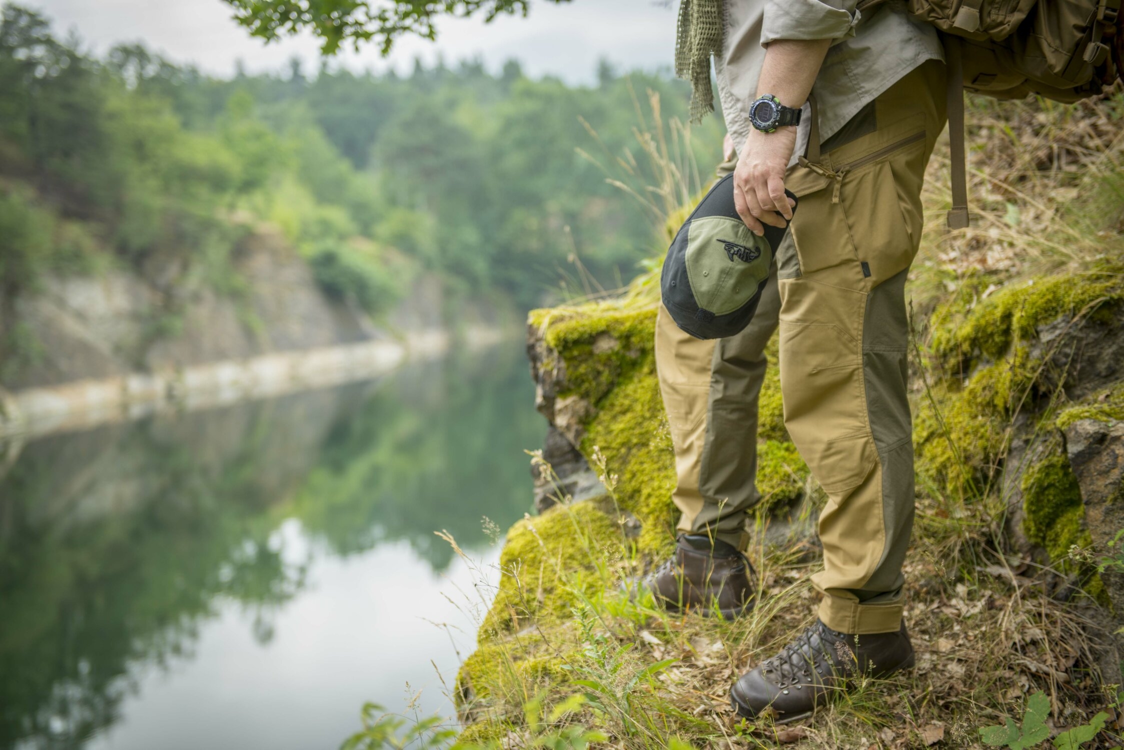 HELIKON HYBRID OUTBACK(R) Pants DuraCanvas(R) - Taiga Green OD-A-SP-HOP-DC-09-B03 asgbox.pl HELIKON HYBRID OUTBACK(R) Pants DuraCanvas(R) - Taiga Green - obrazek 10