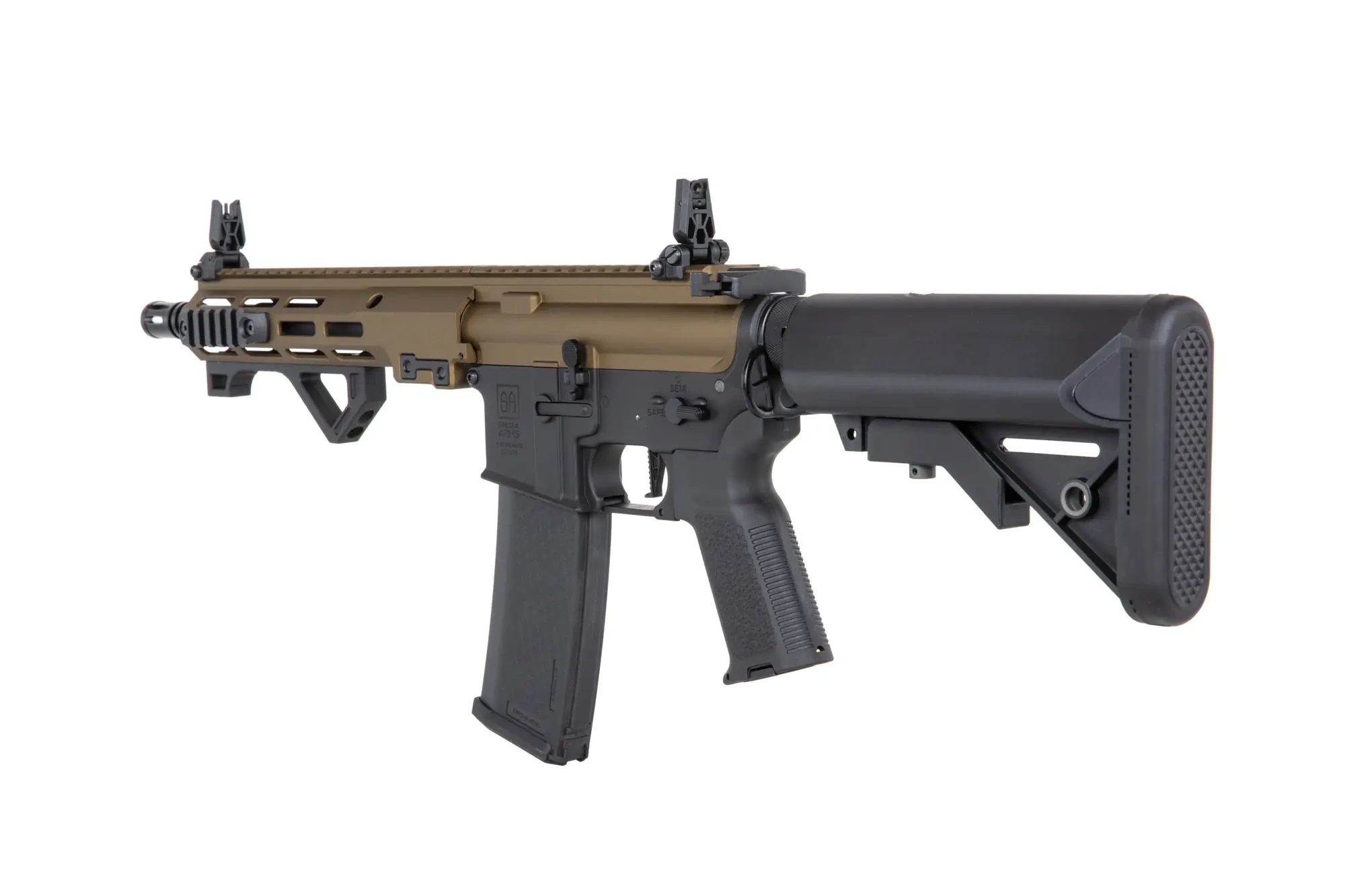 SA M4 CQB M-LOK (SA-P23 Prime(TM) Aster II ETU) with Brushless Motor - Chaos Bronze OD-A-SPARMS270-CHB asgbox.pl SA M4 CQB M-LOK (SA-P23 Prime(TM) Aster II ETU) with Brushless Motor - Chaos Bronze - obrazek 6