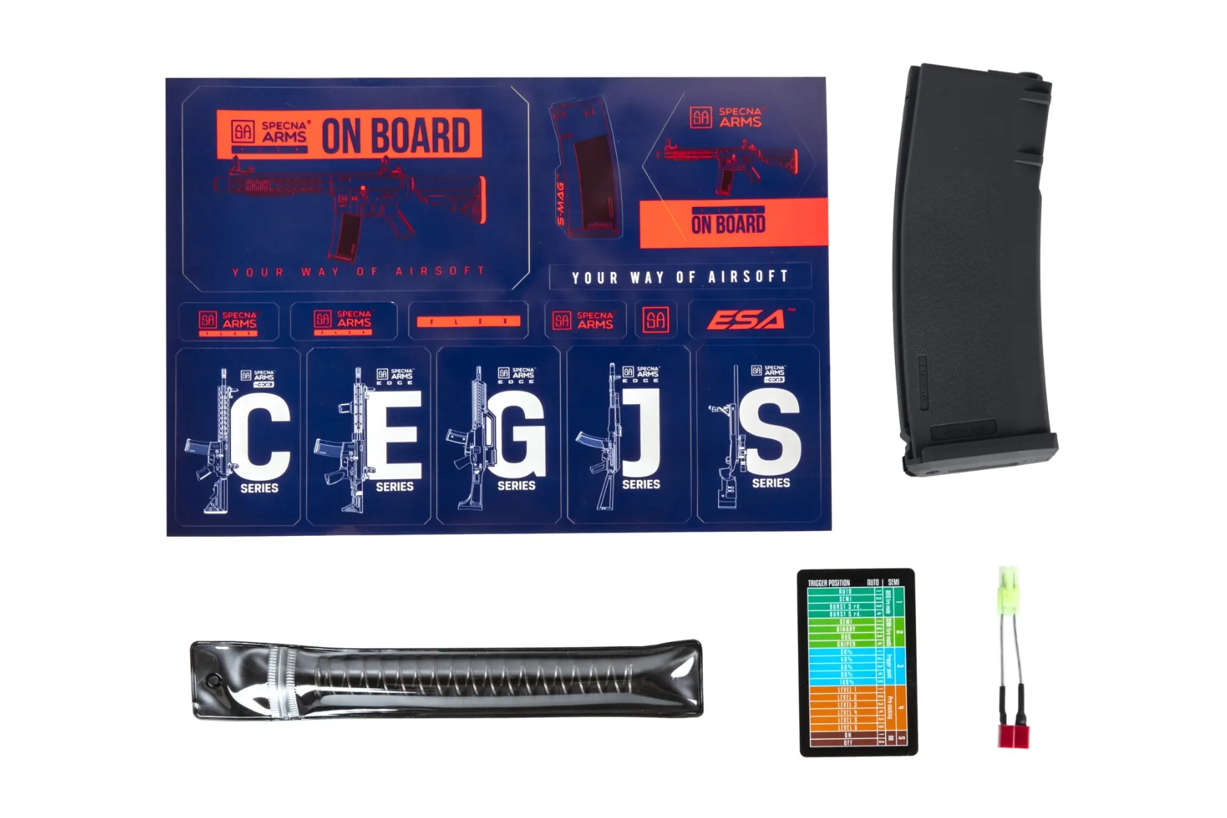 SA M4 CQB M-LOK (SA-F08 FLEX(TM) HAL ETU(TM)) - Black OD-A-SPARMS275-BK asgbox.pl SA M4 CQB M-LOK (SA-F08 FLEX(TM) HAL ETU(TM)) - Black - obrazek 13