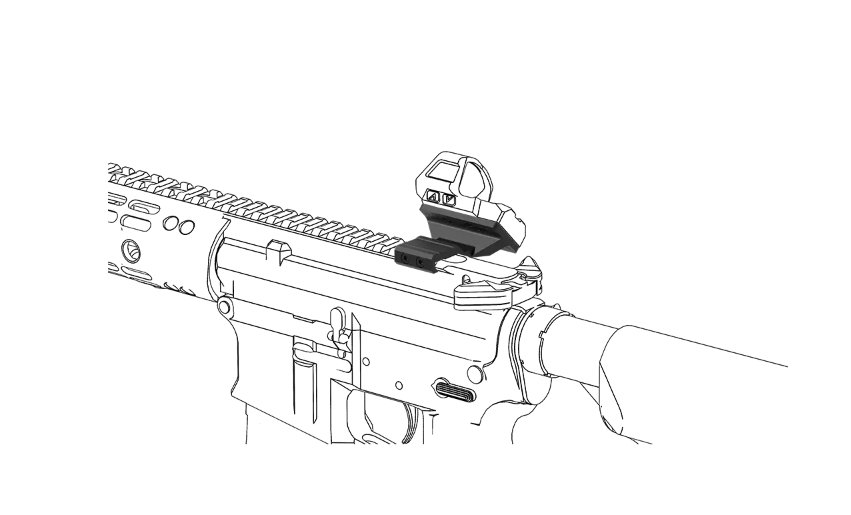 VO Universal 45° Offset Red Dot Sight RIS Mount - Black OD-A-SCFRM-29 asgbox.pl VO Universal 45° Offset Red Dot Sight RIS Mount - Black - obrazek 9