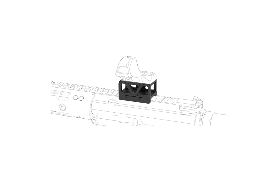 VO RIS Riser Mount (32 mm) for FRENZY Red Dot Sight - Black OD-A-SCFRM-24 asgbox.pl VO RIS Riser Mount (32 mm) for FRENZY Red Dot Sight - Black - obrazek 8