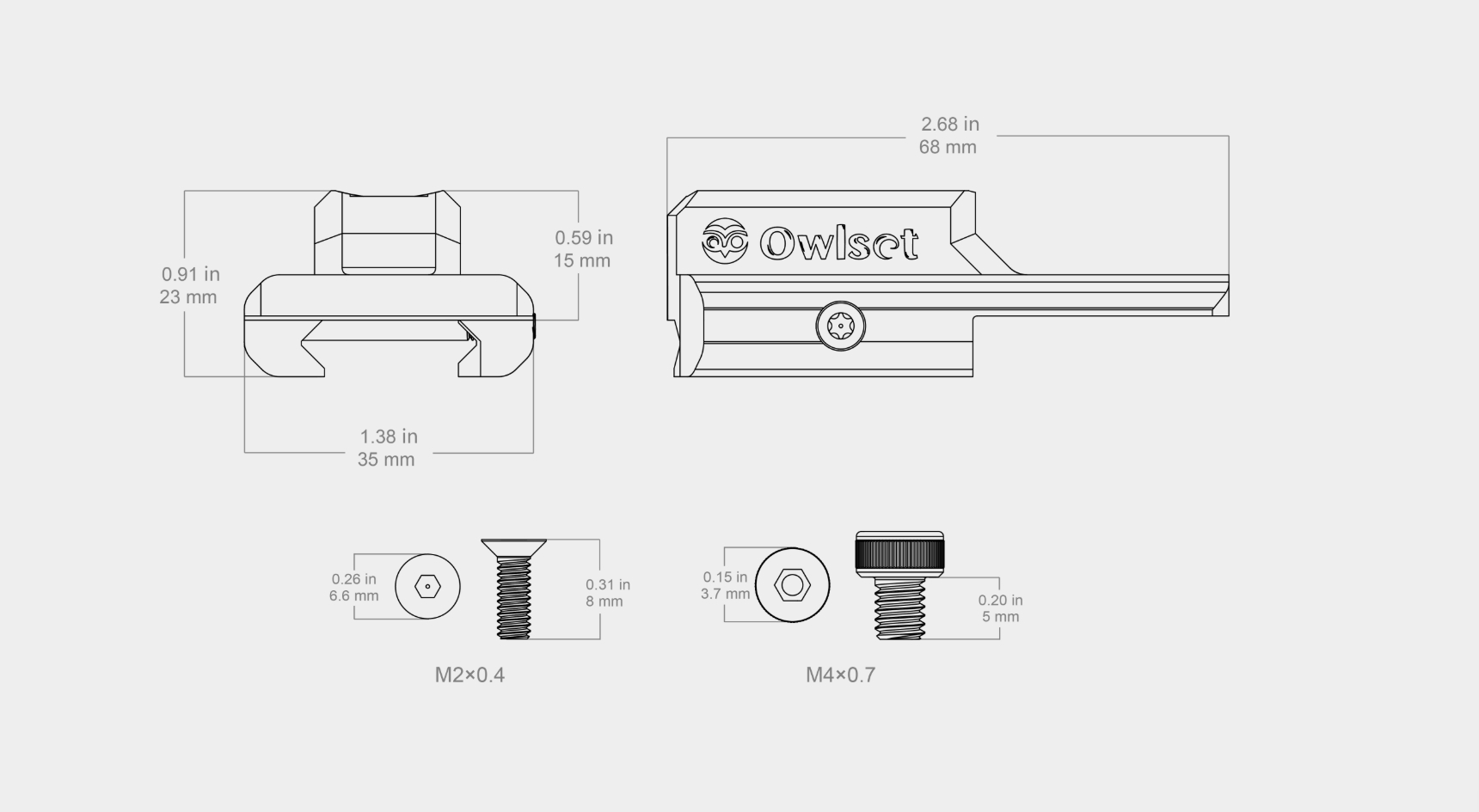 VO RIS Rifle / Helmet Mount for Thermal Imaging / NVG OWLSET - Black OD-A-VEOTM-01 asgbox.pl VO RIS Rifle / Helmet Mount for Thermal Imaging / NVG OWLSET - Black - obrazek 14