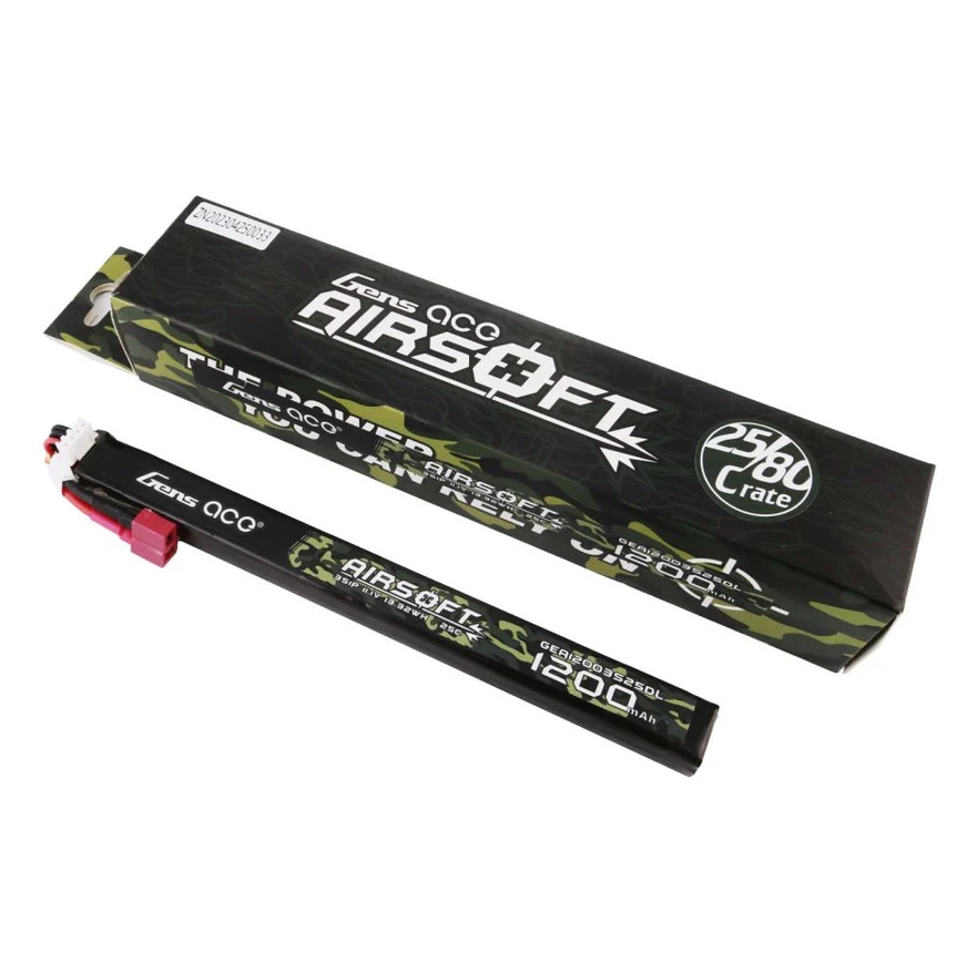 Gens ACE Li-Pol Battery 11.1V 1200mAh, 25C, T-Dean - Stick OD-A-GEA12003S25DL asgbox.pl Gens ACE Li-Pol Battery 11.1V 1200mAh, 25C, T-Dean - Stick - obrazek 6