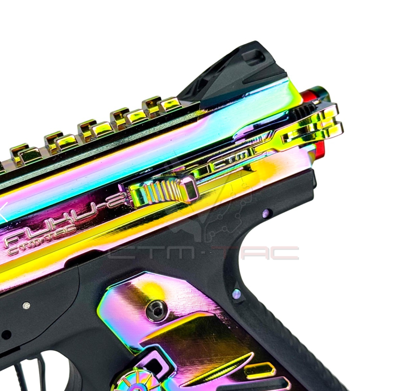 CTM REAPER AAP-01 Enlarged Charging Handle with Selector Switch - Electroplated Rainbow OD-A-CTM0085-ERNB asgbox.pl CTM REAPER AAP-01 Enlarged Charging Handle with Selector Switch - Electroplated Rainbow - obrazek 7