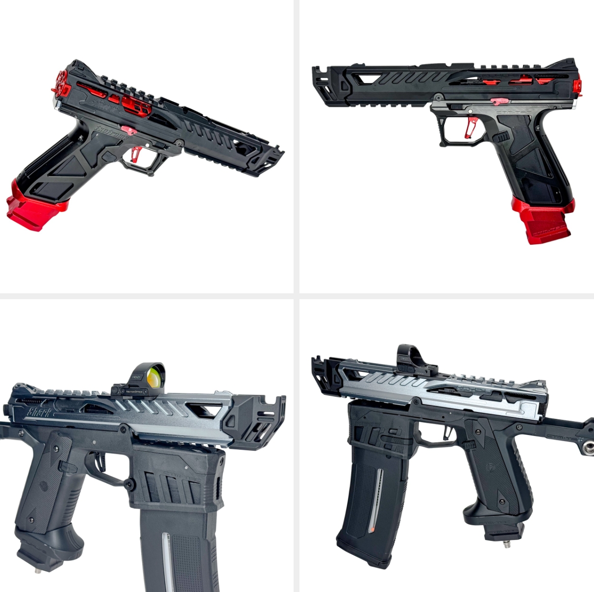 CTM AAP-01 FUKU-2 SHARK Cutout CNC Upper Set (Long) - Black OD-A-CTM0087-BK asgbox.pl CTM AAP-01 FUKU-2 SHARK Cutout CNC Upper Set (Long) - Black - obrazek 8