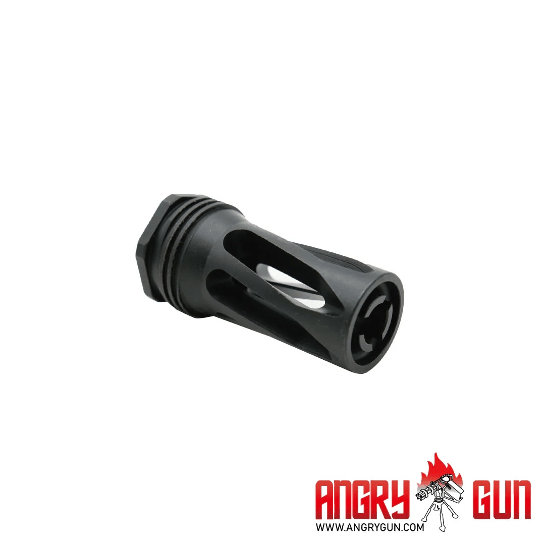 Angry Gun FLOW 556K 3D Printed Steel Suppressor - Black OD-A-F556D-BLK asgbox.pl Angry Gun FLOW 556K 3D Printed Steel Suppressor - Black - obrazek 6