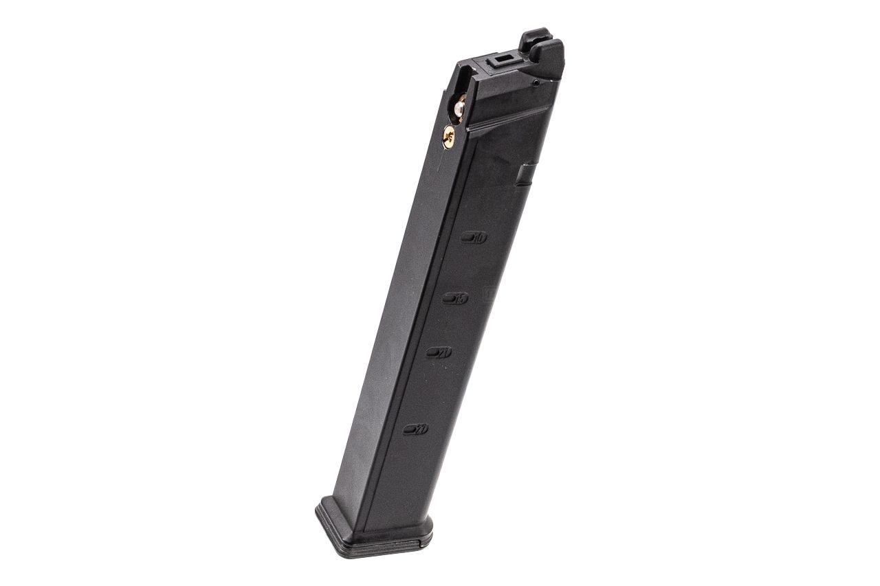 Lambda Defence MDP-9 / GHM-9 GBB Long Gas Magazine, 48 BBs - Black OD-A-LAMBDA13 asgbox.pl Lambda Defence MDP-9 / GHM-9 GBB Long Gas Magazine, 48 BBs - Black - obrazek 2