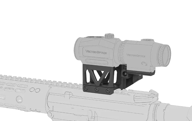 VO 1-Piece RIS Base for SCRAPPER Red Dot Sight and PARAGON Magnifier - Black OD-A-XASR-RM02 asgbox.pl VO 1-Piece RIS Base for SCRAPPER Red Dot Sight and PARAGON Magnifier - Black - obrazek 7