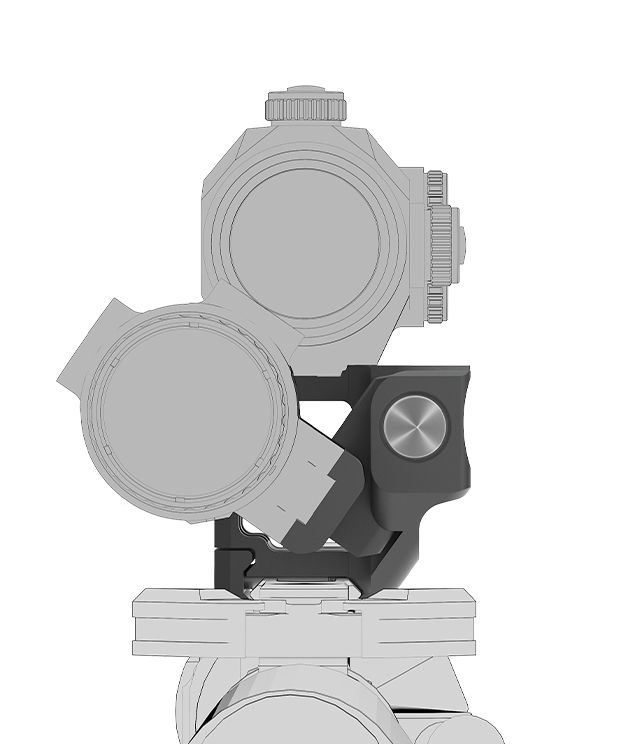 VO 1-Piece RIS Base for SCRAPPER Red Dot Sight and PARAGON Magnifier - Black OD-A-XASR-RM02 asgbox.pl VO 1-Piece RIS Base for SCRAPPER Red Dot Sight and PARAGON Magnifier - Black - obrazek 9