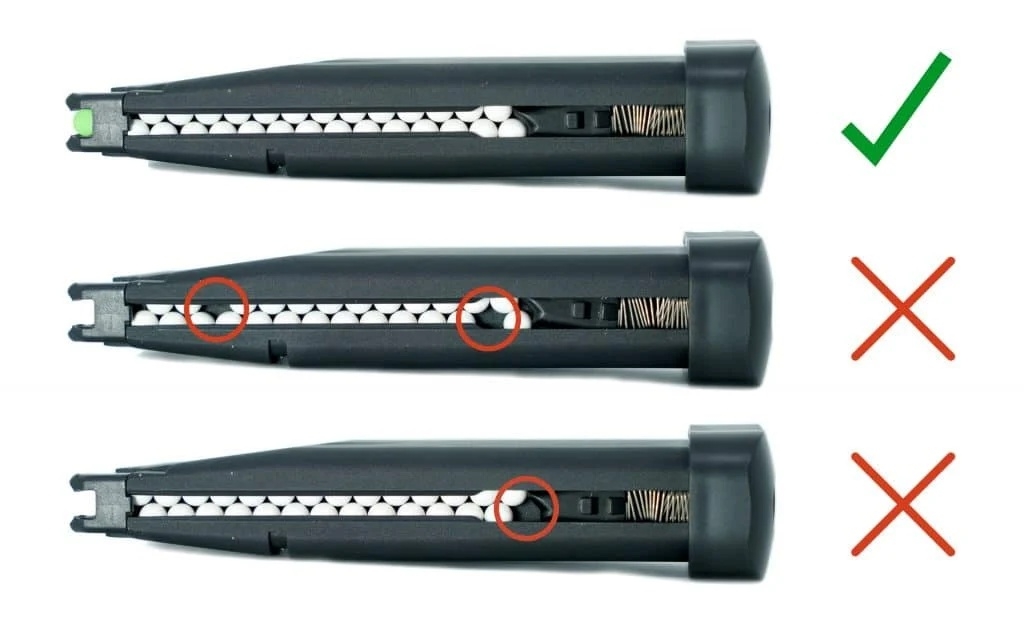 Novritsch G-Series GBB Extended Gas Magazine, 49 BBs - Black OD-A-NOVRITSCH111 asgbox.pl Novritsch G-Series GBB Extended Gas Magazine, 49 BBs - Black - obrazek 4