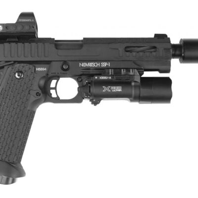 Alternative view of Novritsch SSP Hi-Capa CNC Adapter for 14mm CCW Suppressor - Black