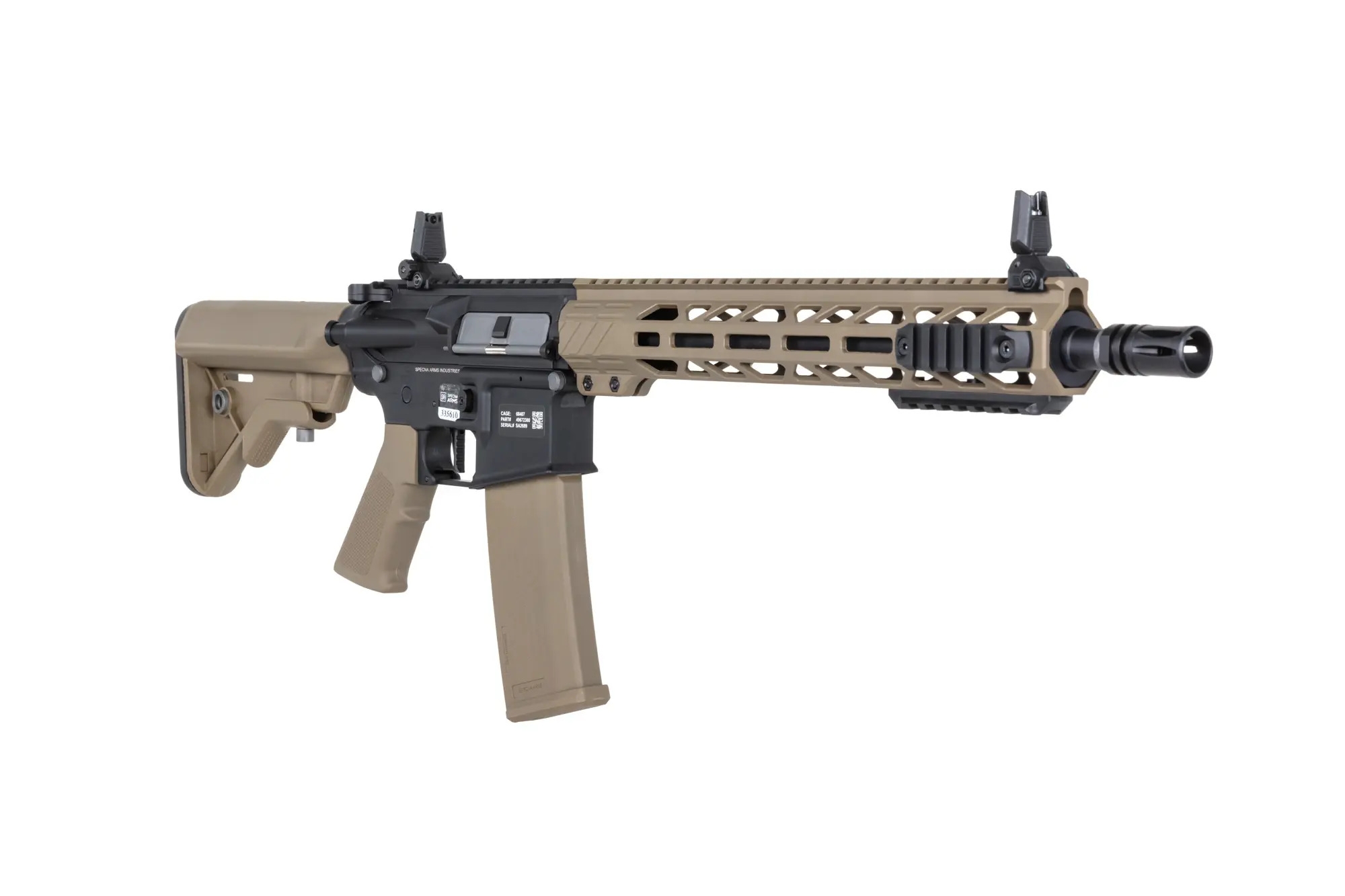 SA M4 Carbine M-LOK Gen2 (SA-F09 FLEX(TM) BLDC(TM) HAL ETU(TM)) - Black / Tan OD-A-SPARMS335-TAN asgbox.pl SA M4 Carbine M-LOK Gen2 (SA-F09 FLEX(TM) BLDC(TM) HAL ETU(TM)) - Black / Tan - obrazek 6