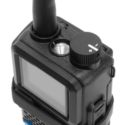 Alternative view of Tridos Baofeng UV-5RM PTT Guard and Volume Dial Knob - Black