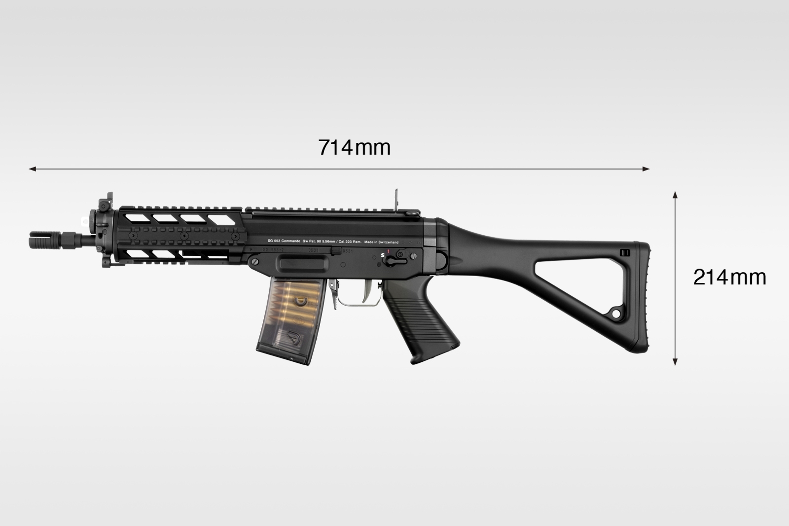 TM Model SG553 Plus Assault Rifle - Černá OD-A-EM00112 asgbox.pl TM Model SG553 Plus Assault Rifle - Černá - obrazek 3