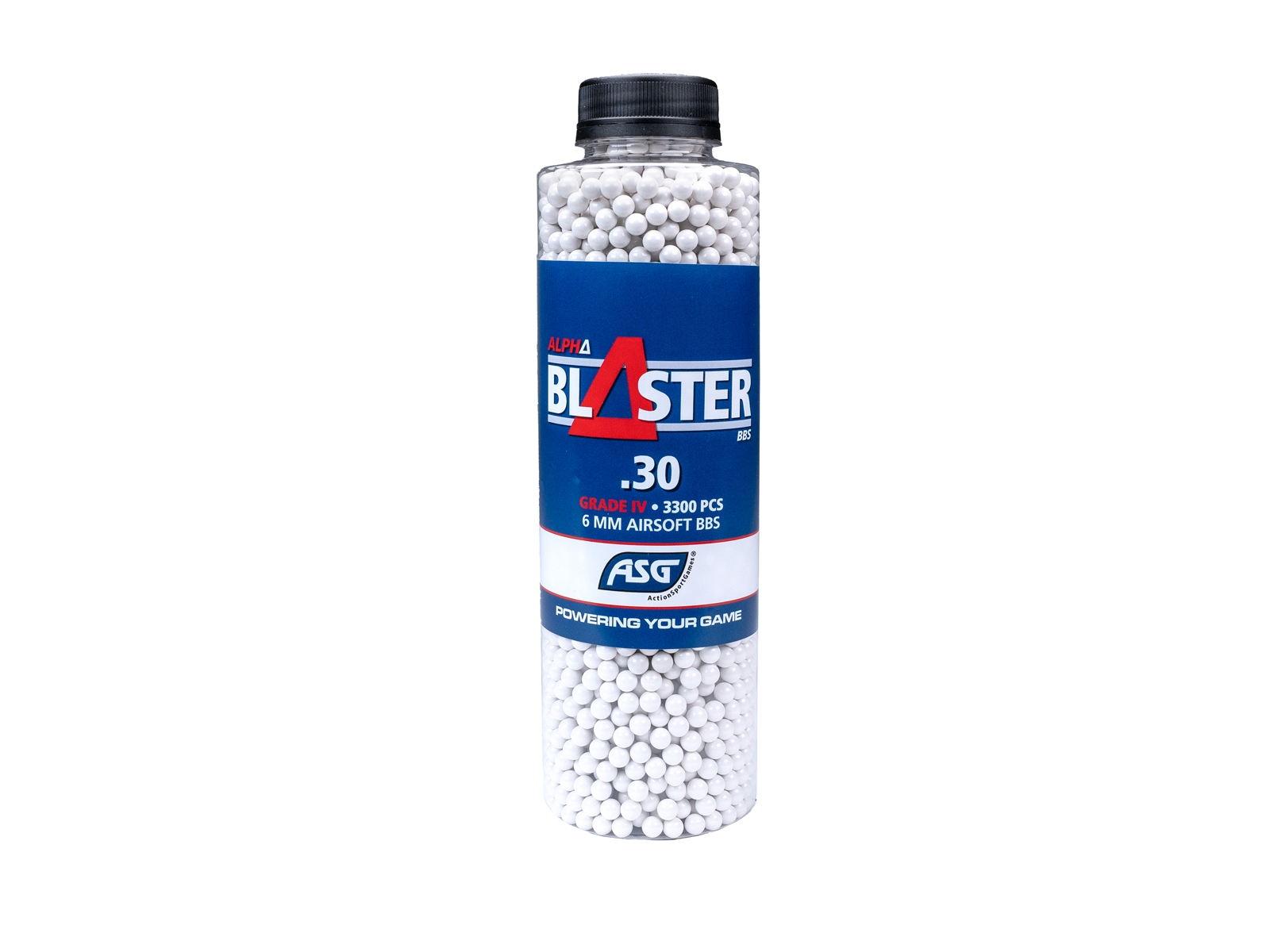 ASG ALPHA Blaster BBs 0,30g, 3300 BBs - White OD-A-ASG383 asgbox.pl ASG ALPHA Blaster BBs 0,30g, 3300 BBs - White