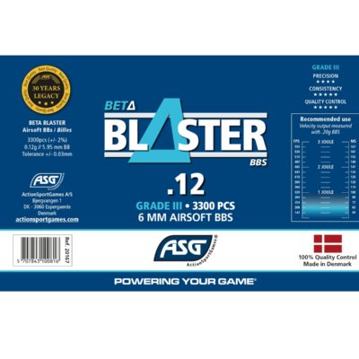 ASG BETA Blaster BBs 0,12g, 3300 BBs - Yellow OD-A-ASG384 asgbox.pl ASG BETA Blaster BBs 0,12g, 3300 BBs - Yellow OD-A-ASG384 asgbox.pl