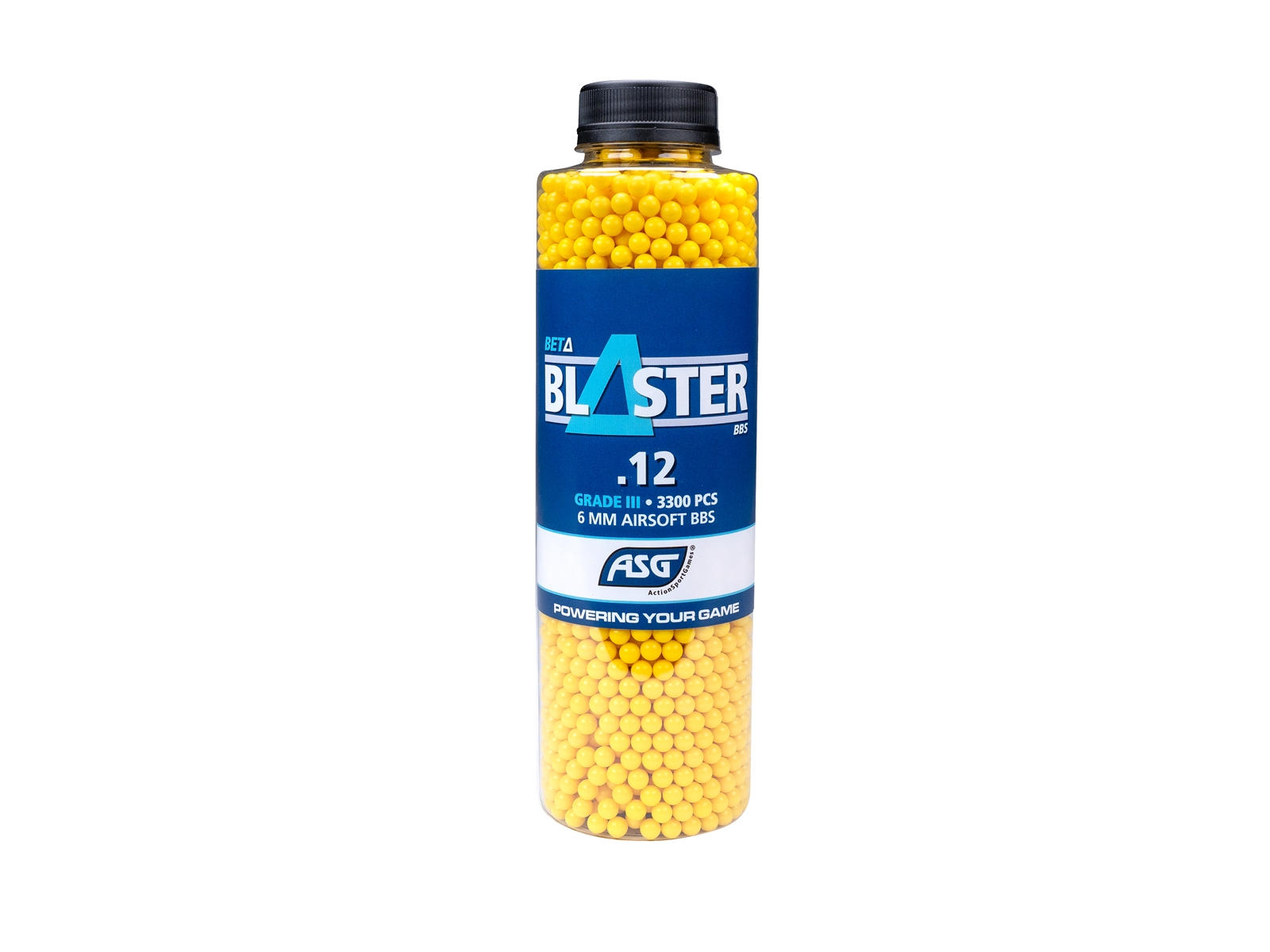 ASG BETA Blaster BBs 0,12g, 3300 BBs - Yellow OD-A-ASG384 asgbox.pl ASG BETA Blaster BBs 0,12g, 3300 BBs - Yellow