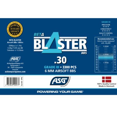 ASG BETA Blaster BBs 0,30g, 3300 BBs - White OD-A-ASG385 asgbox.pl ASG BETA Blaster BBs 0,30g, 3300 BBs - White OD-A-ASG385 asgbox.pl