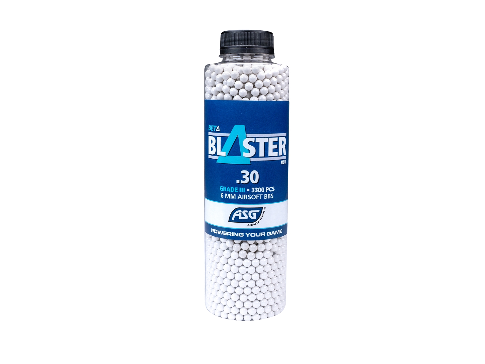 ASG BETA Blaster BBs 0,30g, 3300 BBs - White OD-A-ASG385 asgbox.pl ASG BETA Blaster BBs 0,30g, 3300 BBs - White