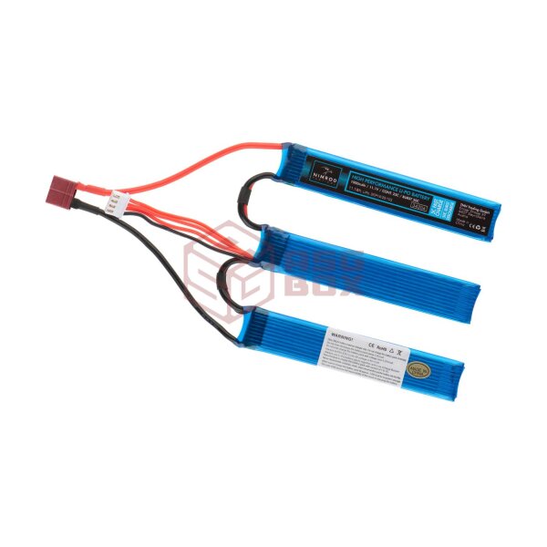 Nimrod Lipo 11.1V 1000mAh 25C Split Type T-Plug Blue