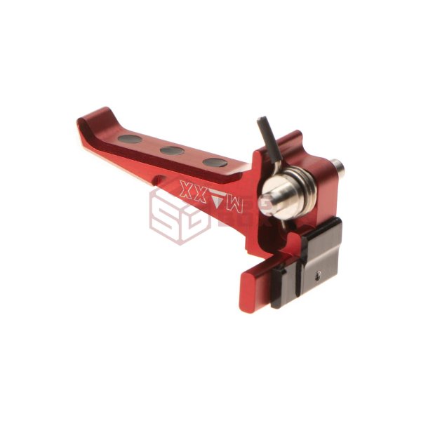 Maxx Model CNC Aluminum Advanced Speed Trigger for EVO-3 Style E Red