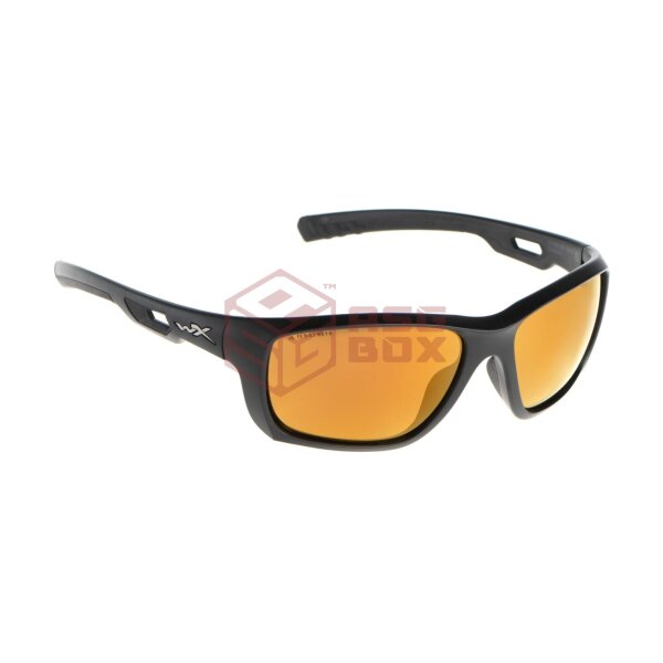 Wiley X WX Aspect Captivate Polarized Bronze Mirror Black