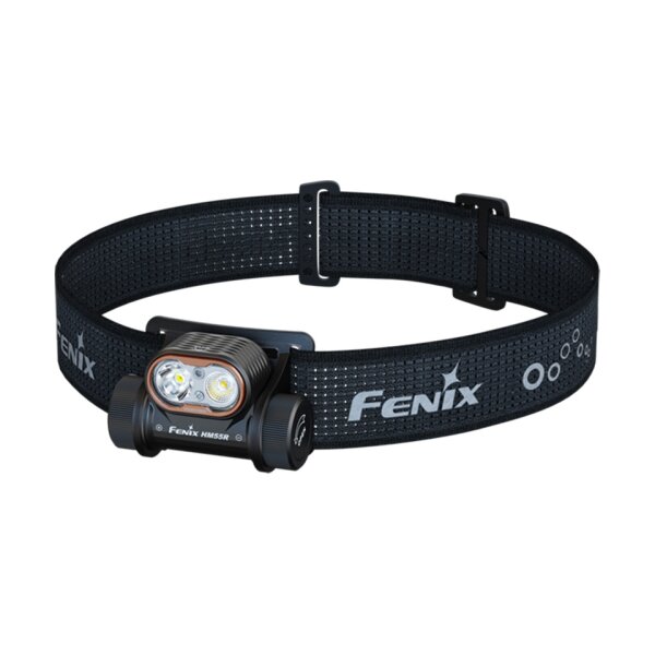 FENIX HM55R Rechargeable Headlamp, 1200 lm - Black