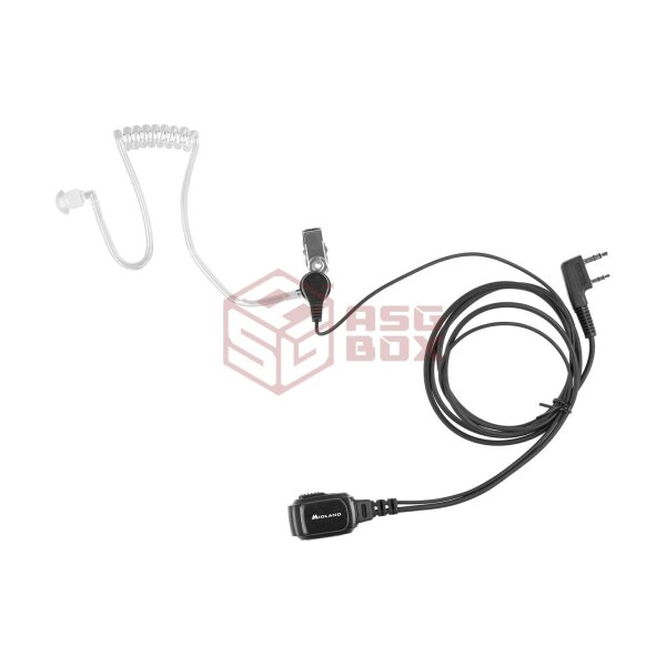 Midland MA 31 LK Pro Security Headset Kenwood Connector