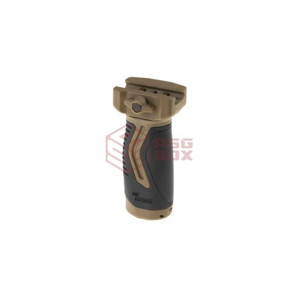IMI Defense OVG Overmolding Vertical Grip Tan/Black